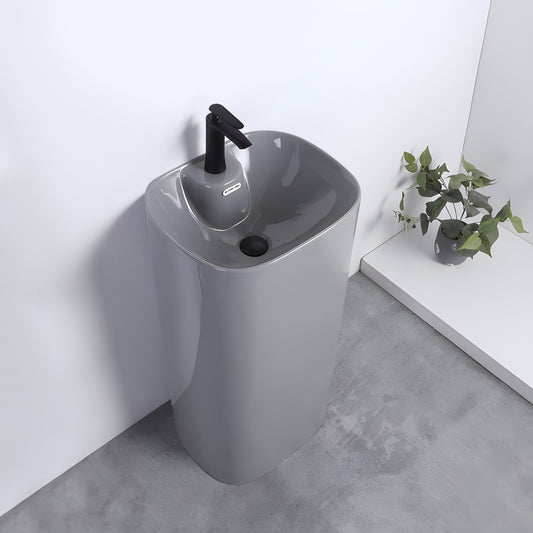 Designer Standing Basin - TR 20201 - ALISTAR GLOSSY GREY
