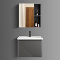 Washbasin Cabinet Along with Mirror Cabinet - Almos Grey