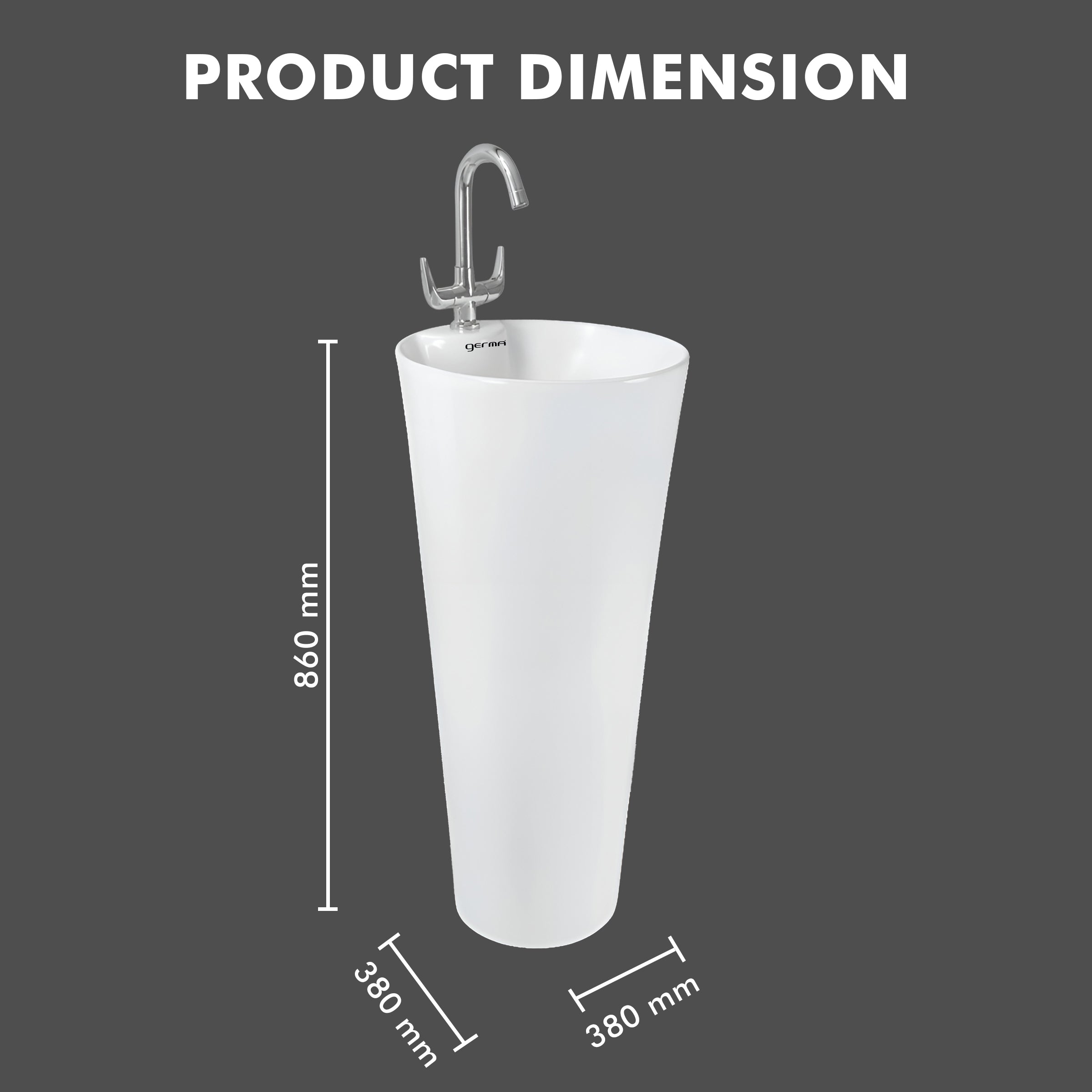 Standing Designer Basin - TR 71052 BELL