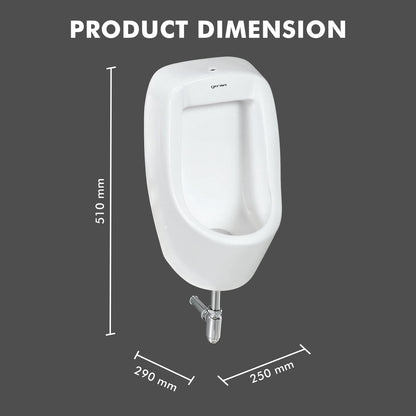 Wall Mounted Ceramic Urinal - Blitz