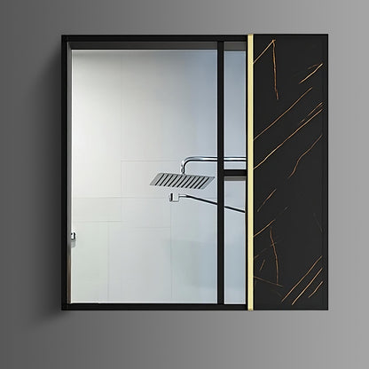 Washbasin Cabinet Along with Mirror Cabinet - TR 3111-50 CARARA BLACK
