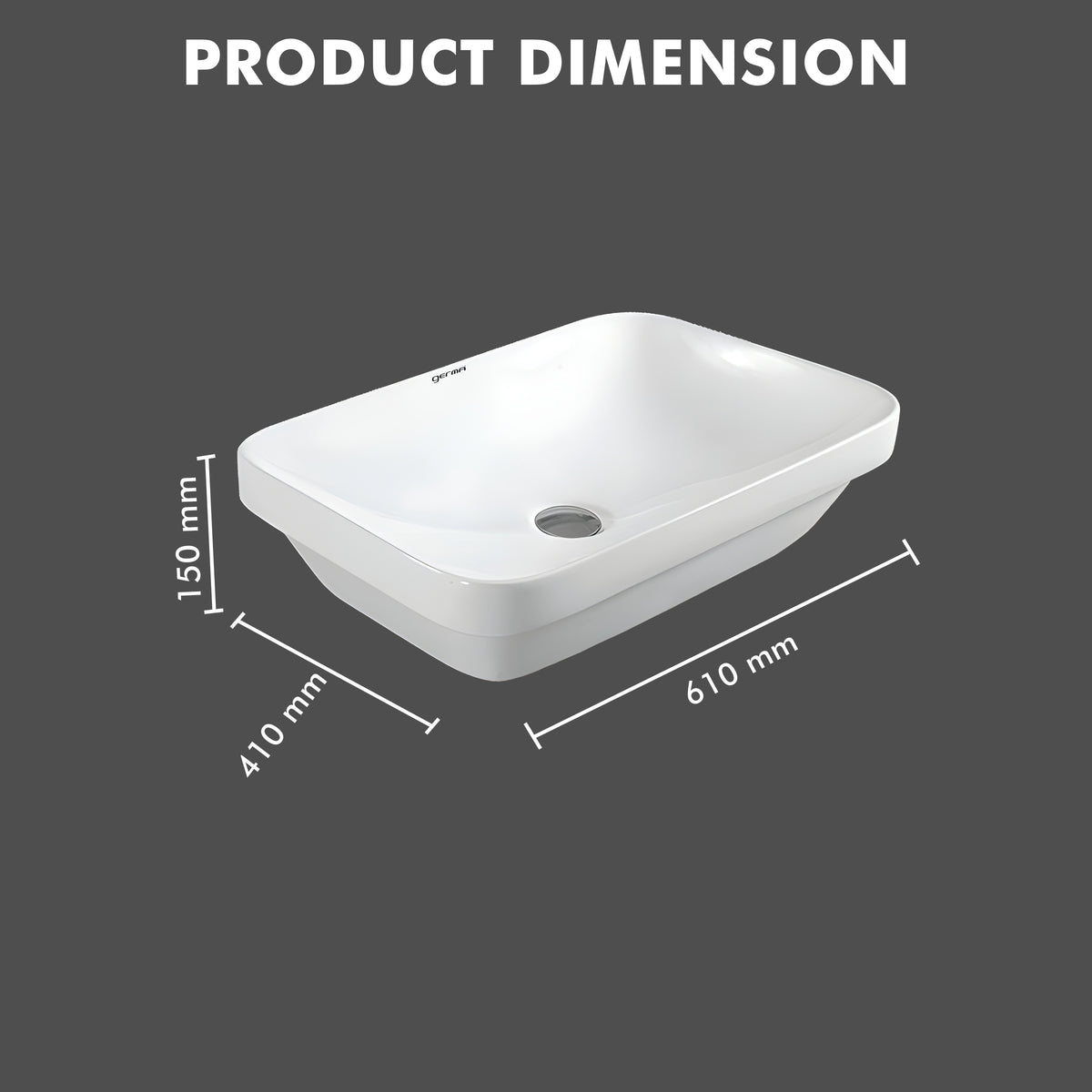 Table Top Designer Basin - TR 81005 CHARLI