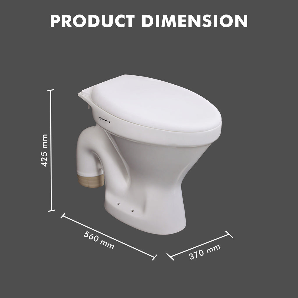 Floor Mounted Ceramic One Piece Closet - Cozzo EWC-S