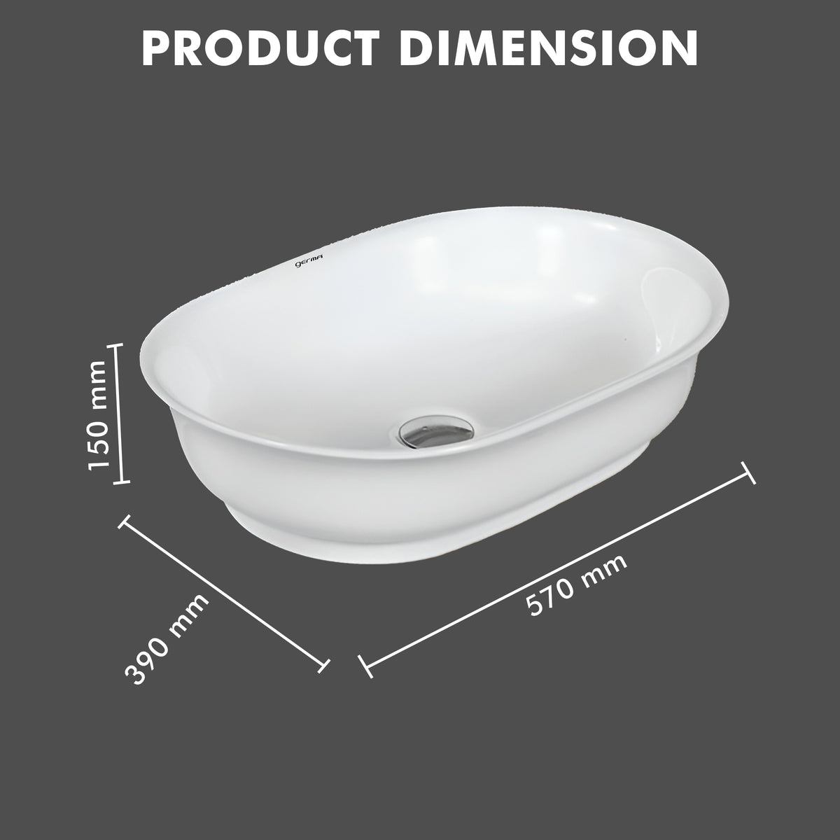 Table Top Designer Basin - TR 81030 DONALDO