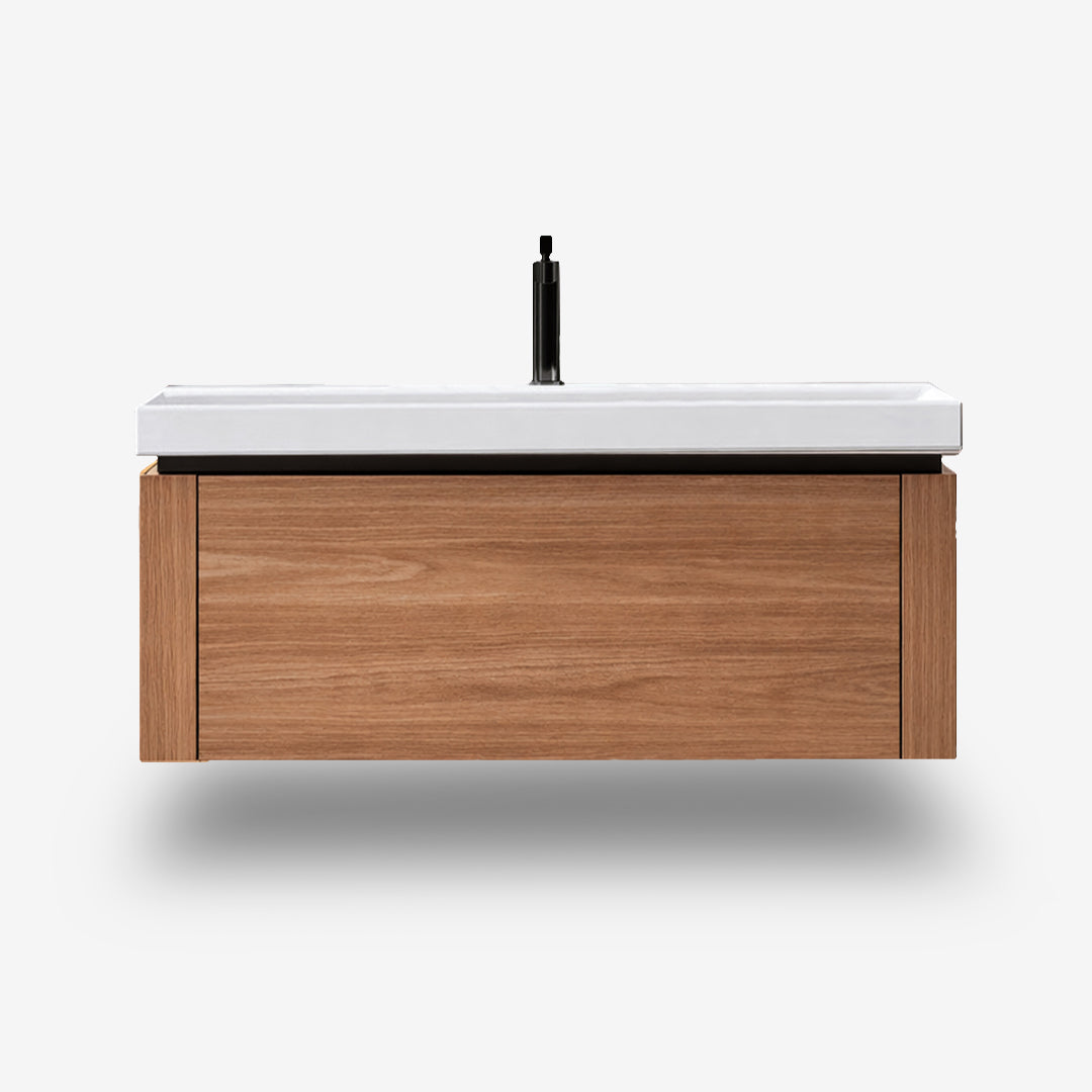 Vanity Cabinet with Washbasin - Essen-900-Log Walnut