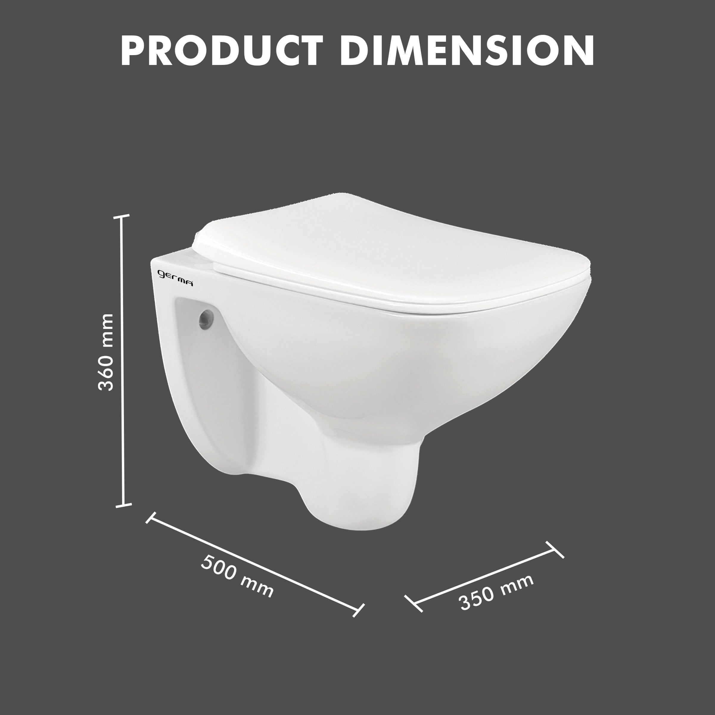 Wall Mounted Ceramic One Piece Closet - Favio