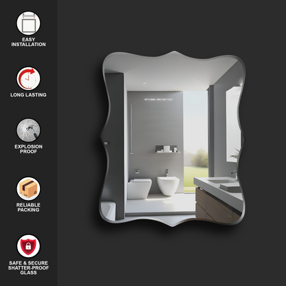 Wall Mounted Mirror - Bracket Shape