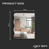 Wall Mounted Mirror - Single Side Wavy