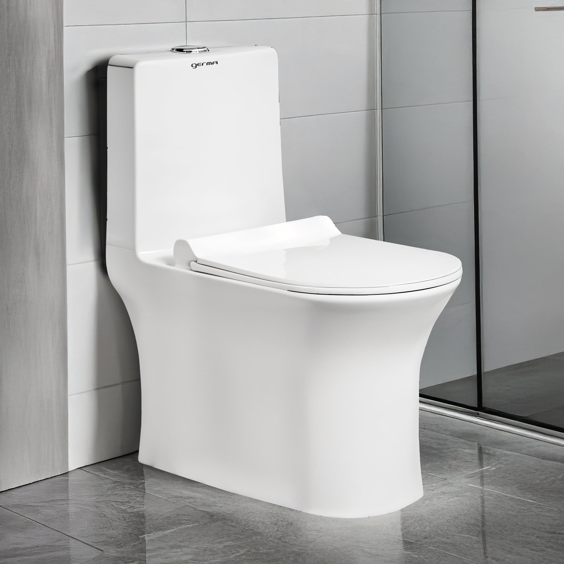 Floor Mounted Ceramic One Piece Closet - Gaint