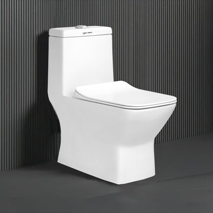 Floor Mounted Ceramic One Piece Closet - Glair