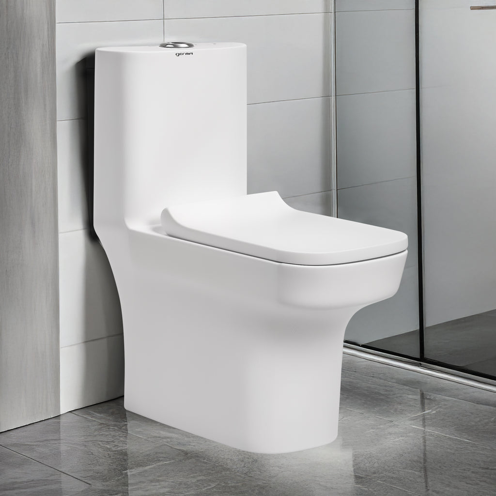 Floor Mounted Ceramic One Piece Closet - Globe