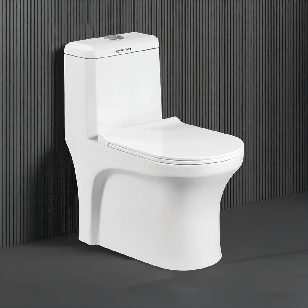 Floor Mounted Ceramic One Piece Closet - Icon