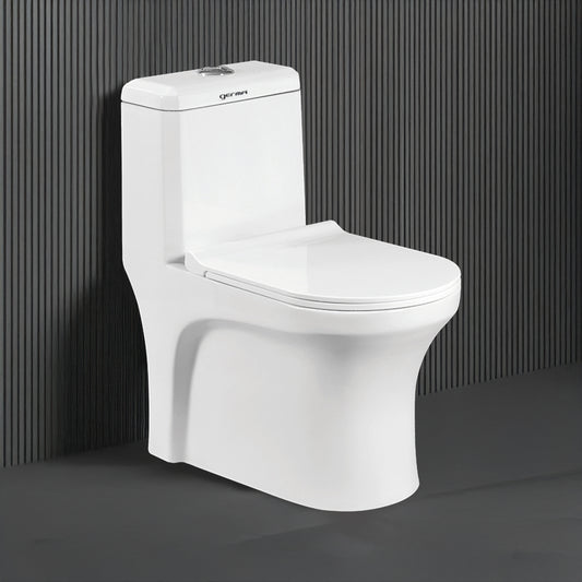 Floor Mounted Ceramic One Piece Closet - Icon