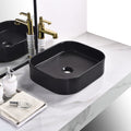 Ceramic Table Top Designer Basin - TR 20052-B-MT JUDIO BLACK-MATT