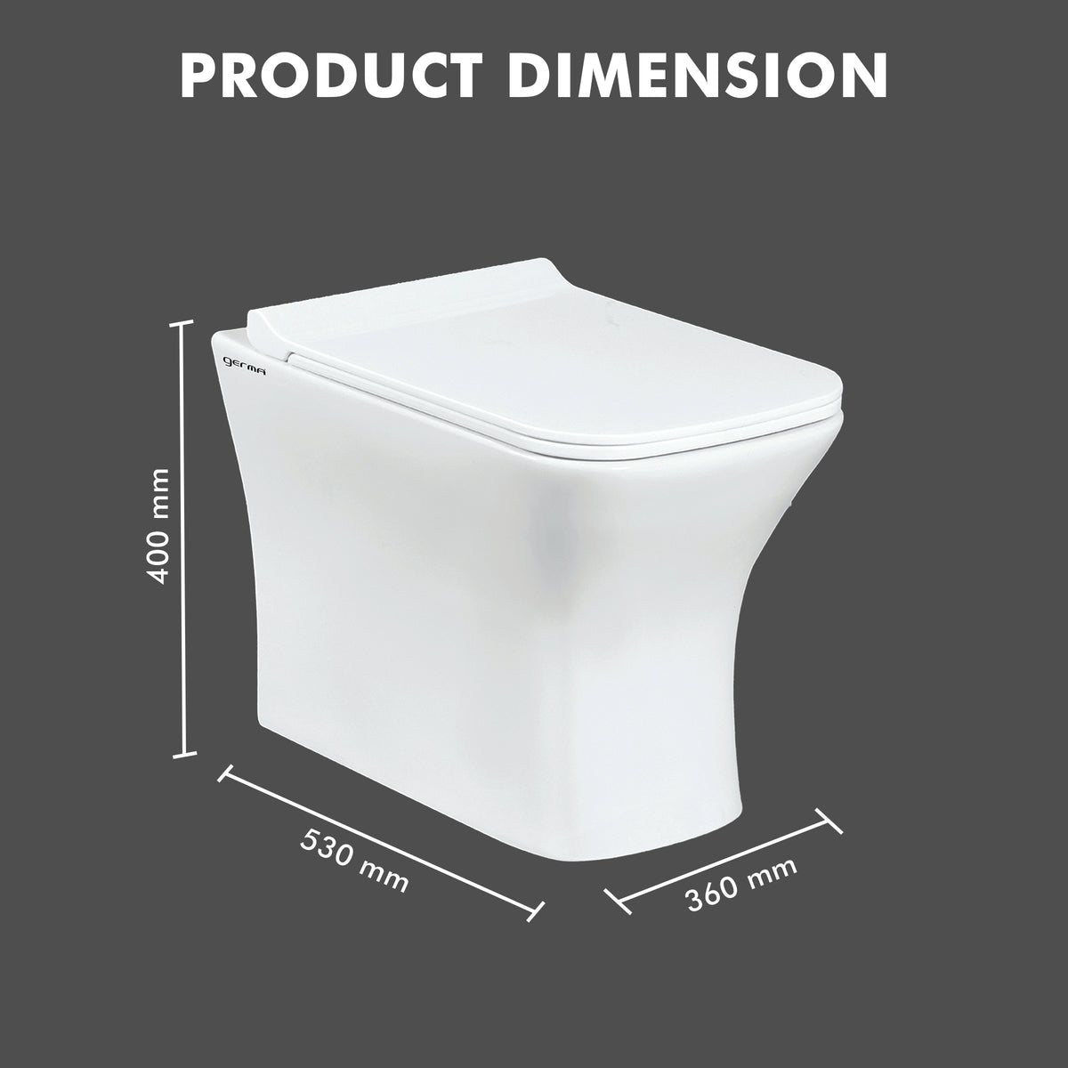 Floor Mounted Ceramic One Piece Close - Maccy