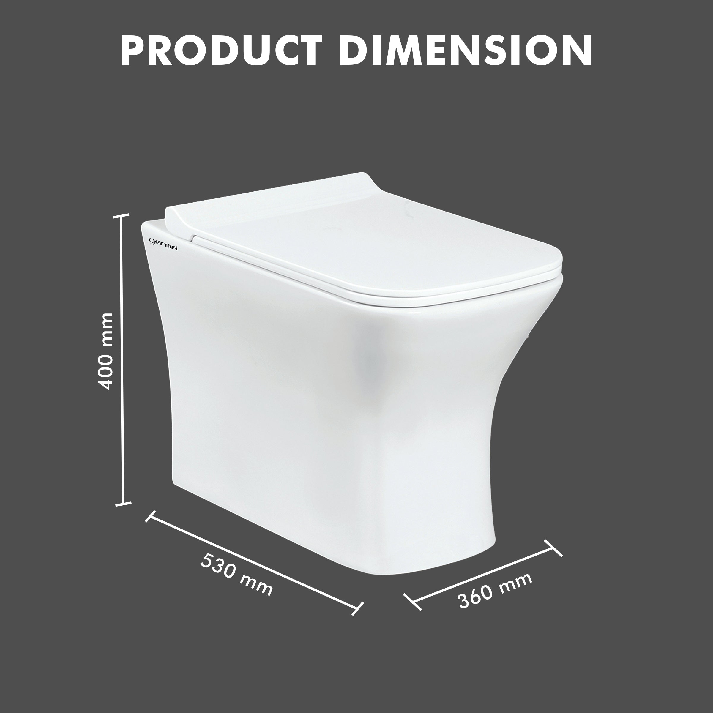 Floor Mounted Ceramic One Piece Close - Maccy