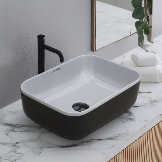 Ceramic Table Top Designer Basin - Life Time Coating Warranty - MINI SPADE 102