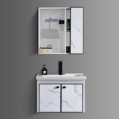 Washbasin Cabinet Along with Mirror Cabinet - TR 3112-60 MARBO WHITE