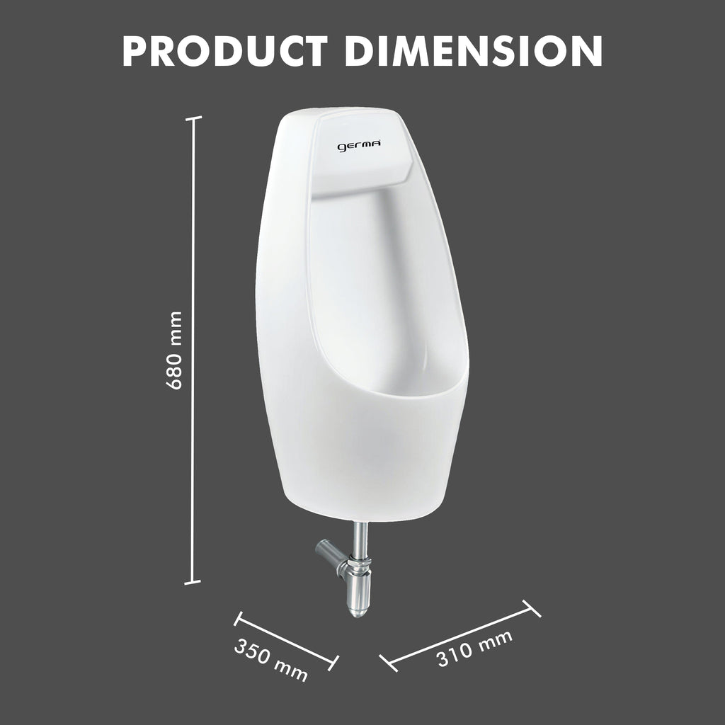 Wall Mounted Ceramic Urinal - TR 16001 SANDY