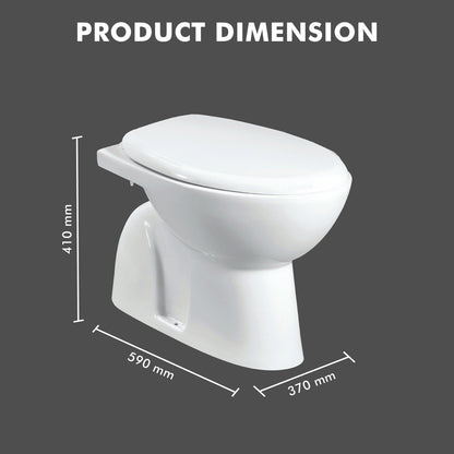 Floor Mounted Ceramic One Piece Close - Selvo Consealed