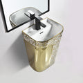 Designer Integrated Basin - TR 20225 SHELDON FLORA GOLD