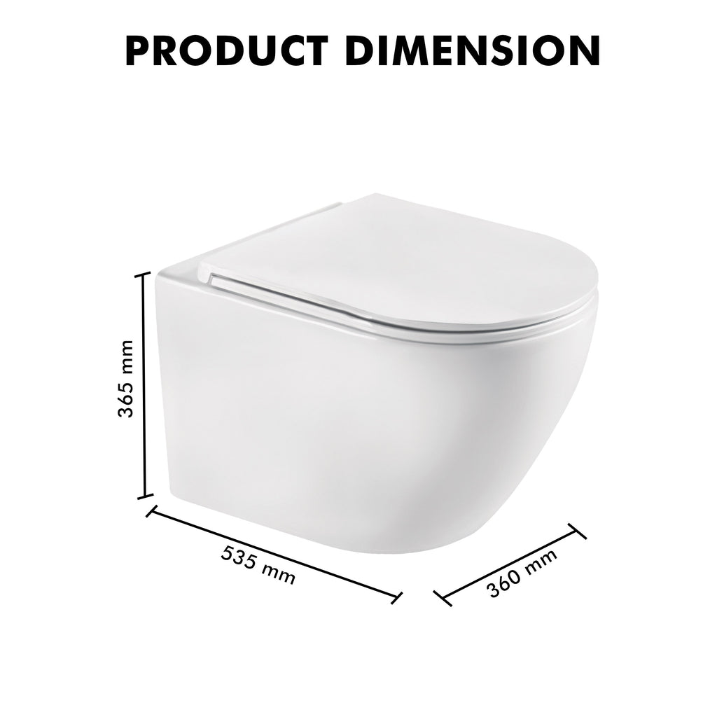 Wall Mounted Ceramic One Piece Closet - Kampa