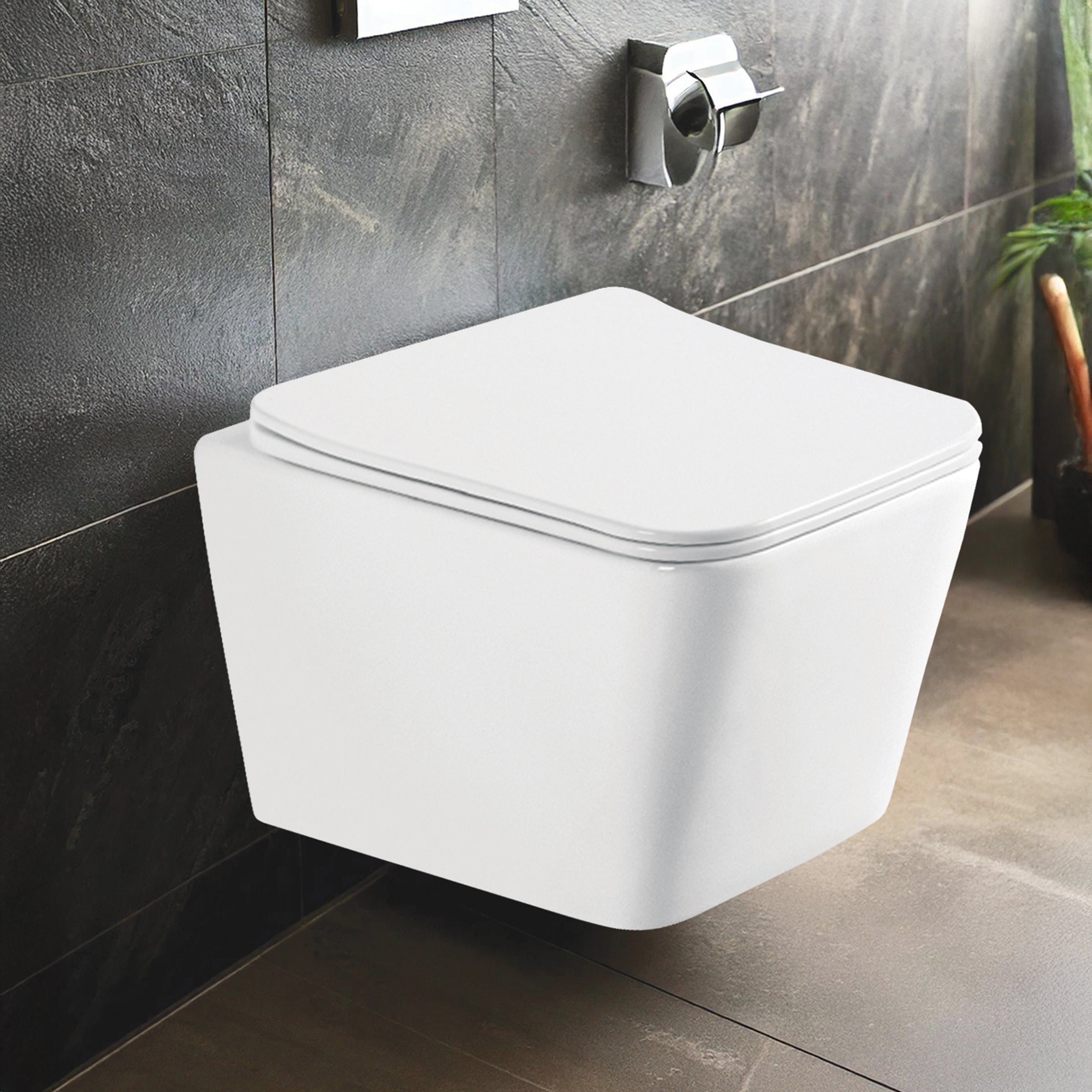 Wall Mounted Ceramic One Piece Closet - Easo