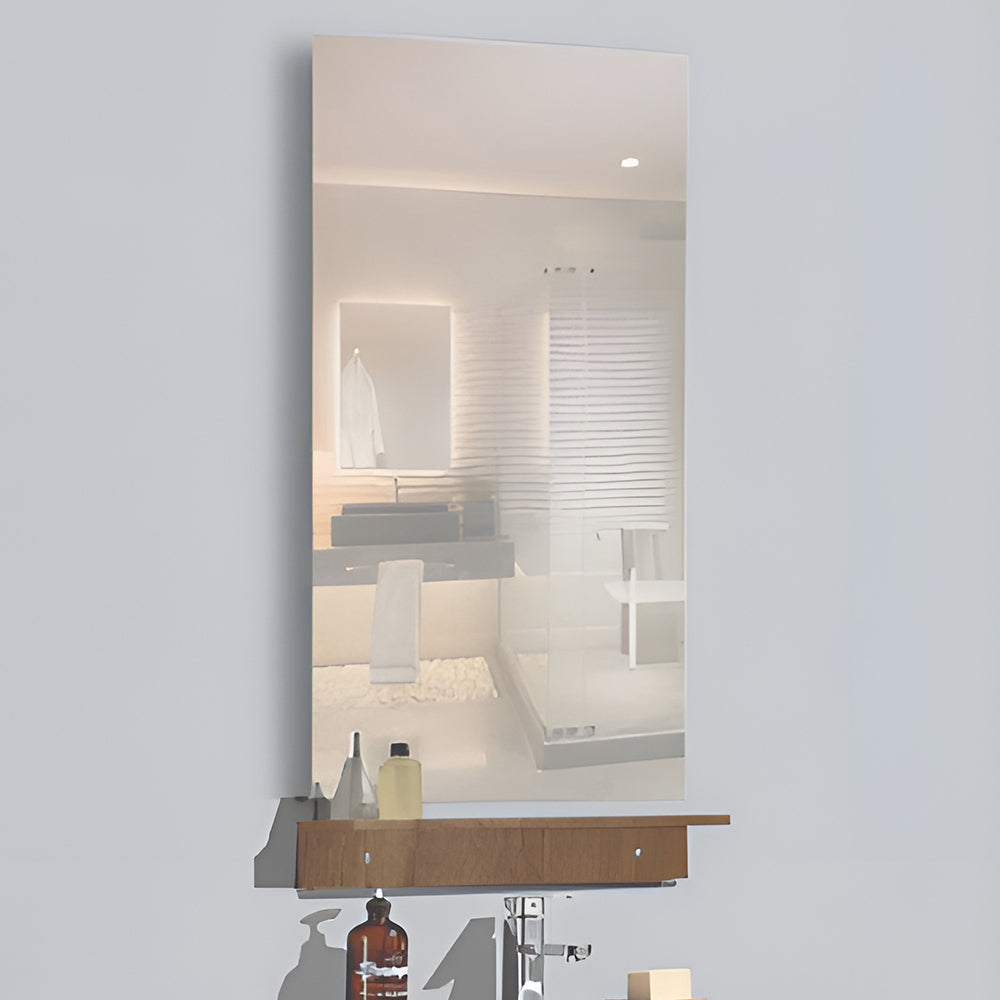 Washbasin Cabinet with Mirror and Shelf - Antique Brusei