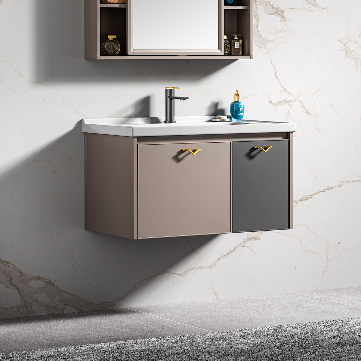 Carbon Fiber Cabinet with Mirror Cabinet - TR 3518 Dual Merino