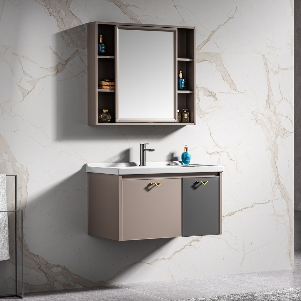 Carbon Fiber Cabinet with Mirror Cabinet - Dual Merino