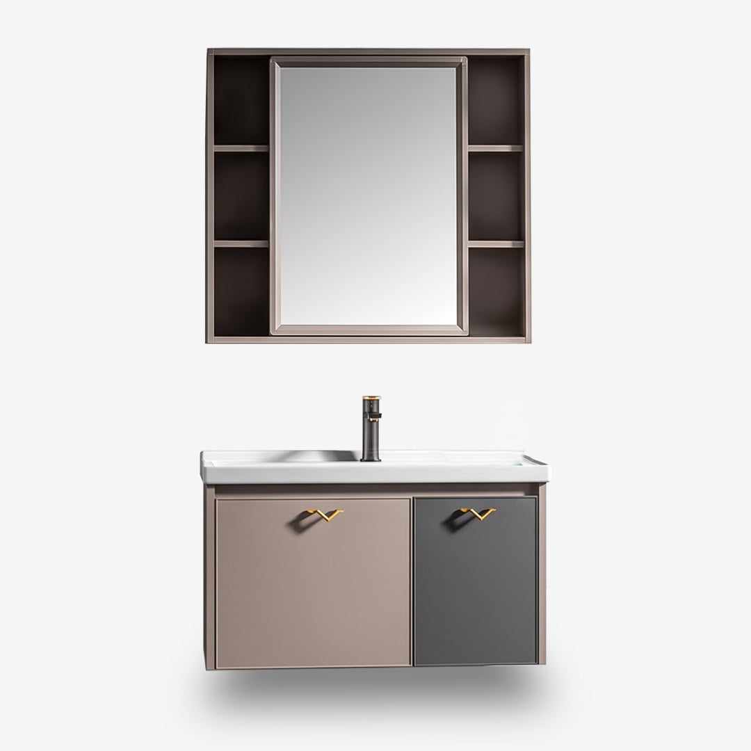 Vanity Cabinet with Mirror Cabinet - Dual Merino