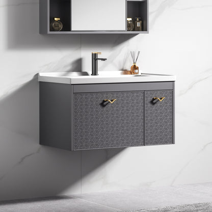 Carbon Fiber Cabinet with Mirror Cabinet