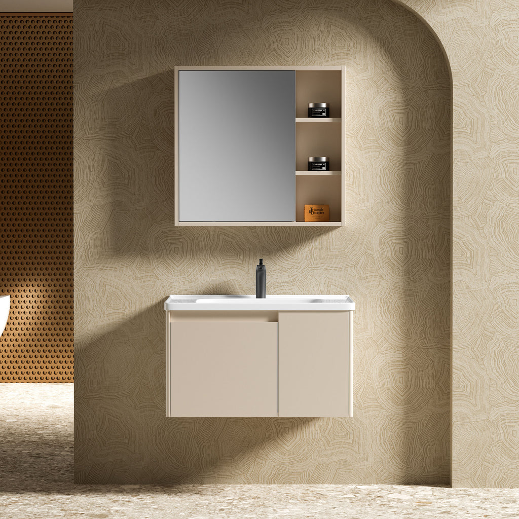 Carbon Fiber Cabinet with Mirror Cabinet - TR 3523