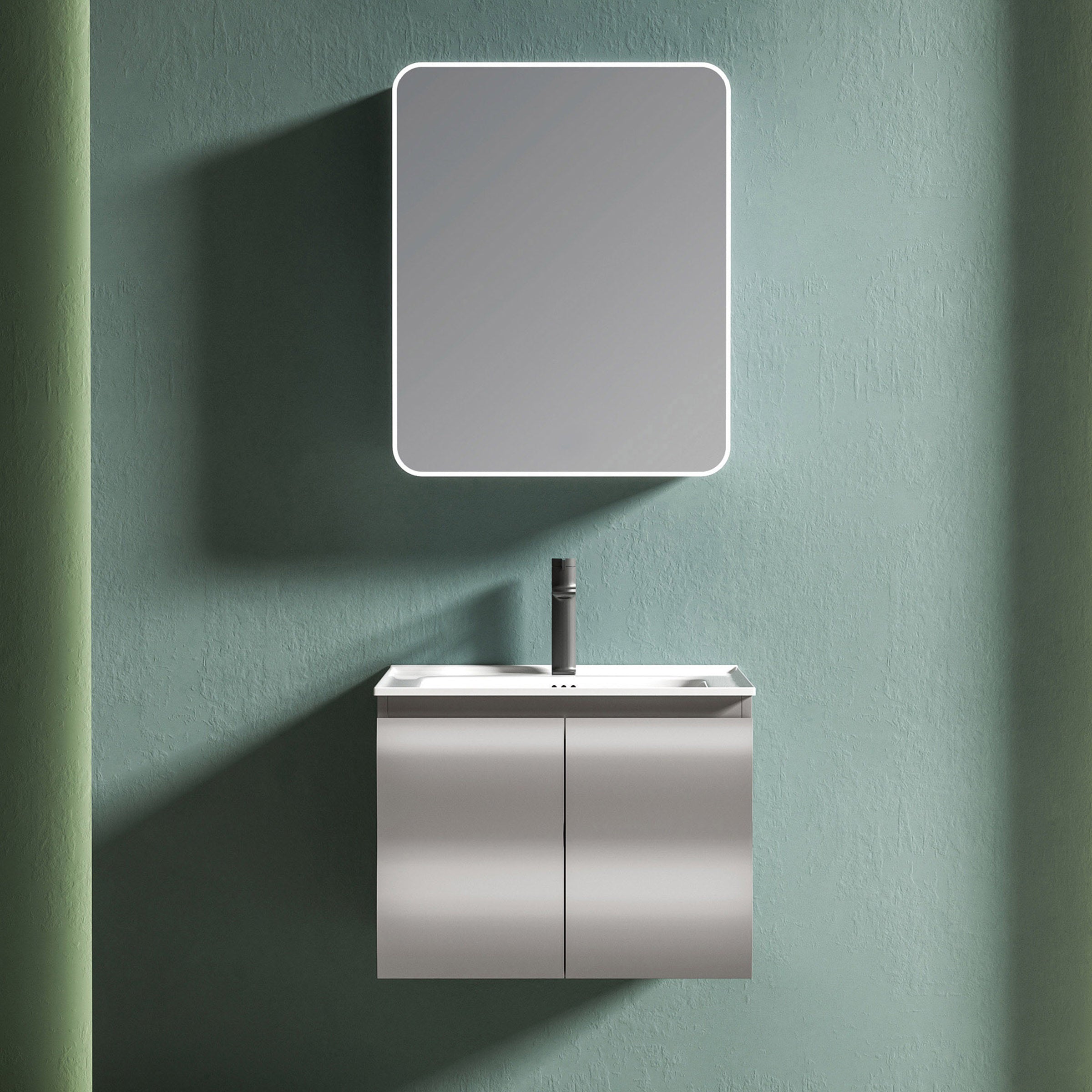 Carbon Fiber Cabinet with Mirror Cabinet - 3524