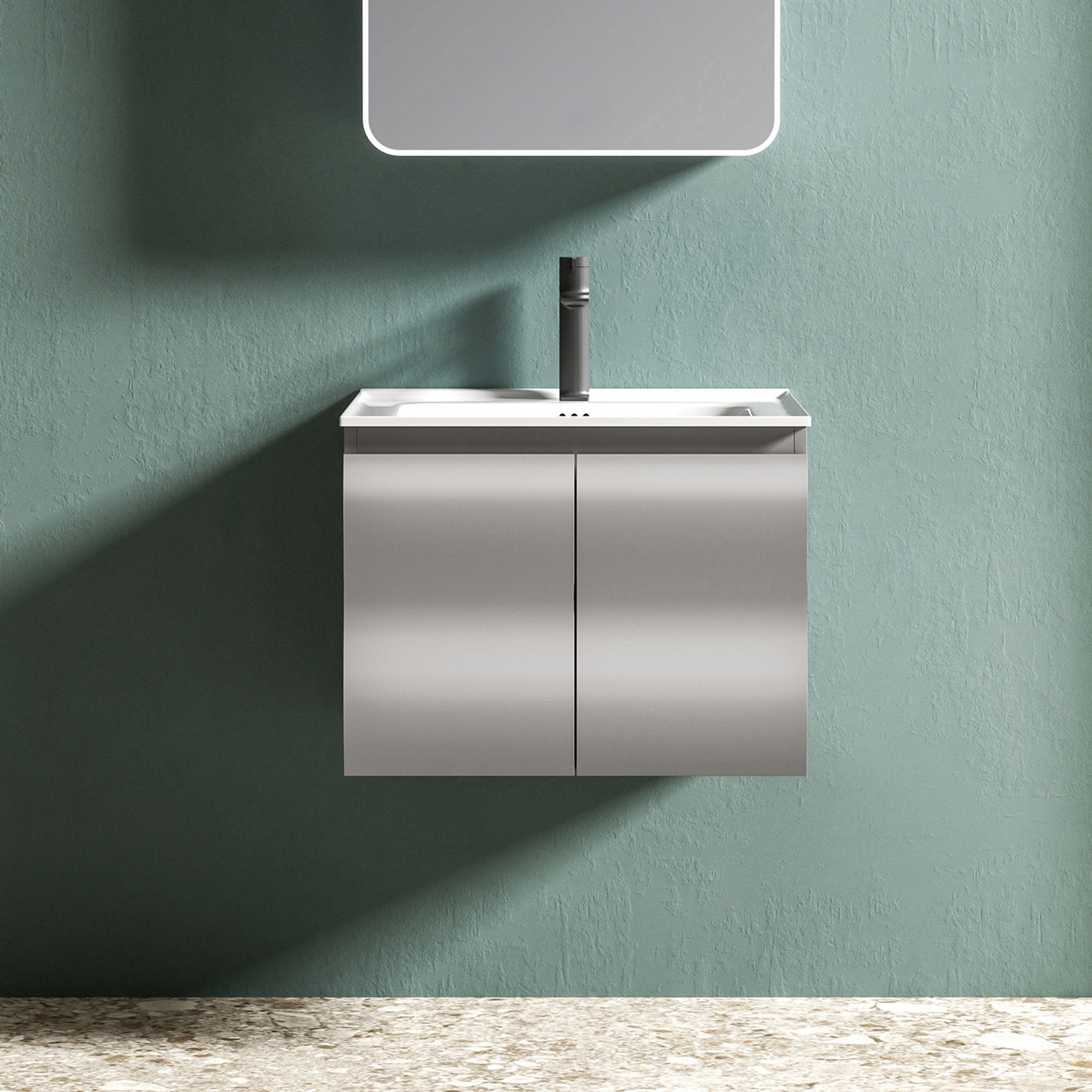 Carbon Fiber Cabinet with Mirror Cabinet - 3524