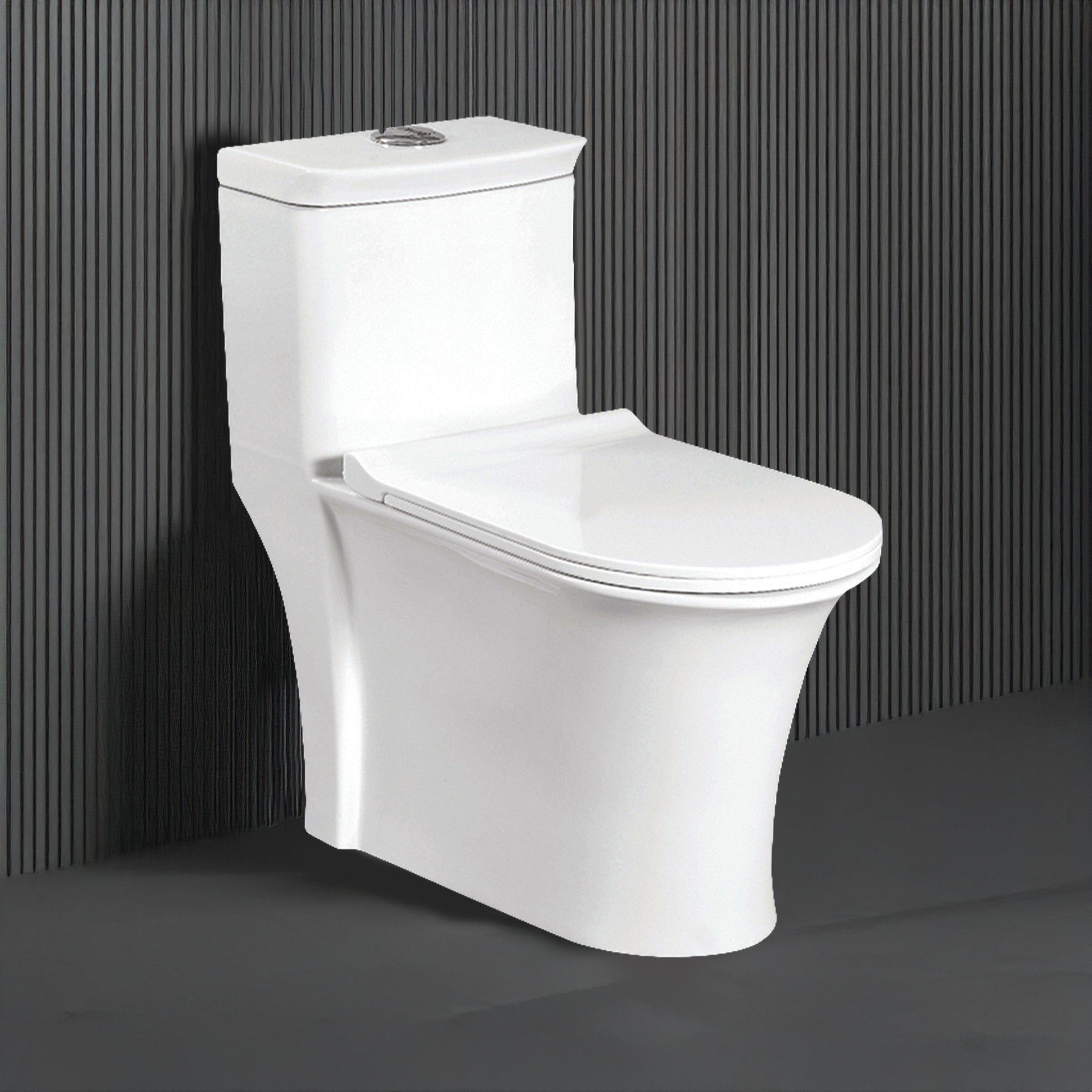 Floor Mounted Ceramic One Piece Closet - Trivia