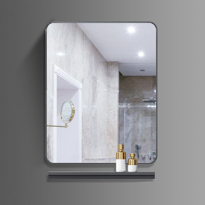 Washbasin Cabinet with Mirror and Shelf - TR 3334 Brown Marble