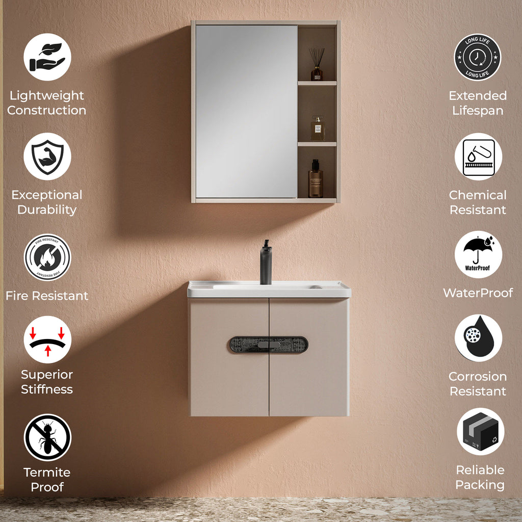 Carbon Fiber Cabinet with Mirror Cabinet - TR 3525